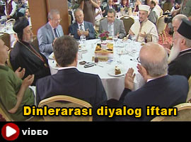 Farklı dinler iftar sofrasında buluştu - Video