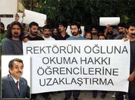 Skandal Rektörün son icraatı