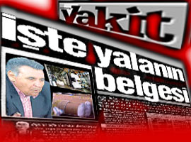 Vakit'ten şok belge !