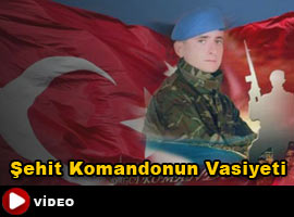 Şehidin duygu dolu şiiri - İZLE