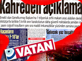 Vatan'dan ÇOK ÇARPICI manşet !