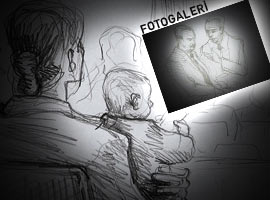 Ergenekon duruşmasında ilginç kareler