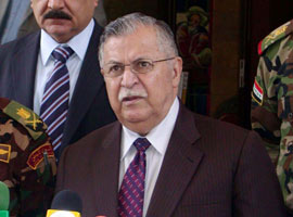 Talabani ABD'ye resti çekti