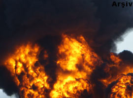 Petrol boru hattında patlama