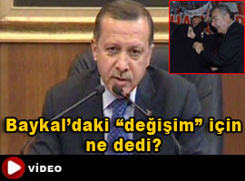 Erdoğan'dan Baykal'a <B>TEK KELİME</B>