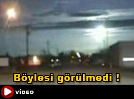 Meteor böyle düştü ! - Foto - Video