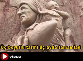 Tarihi duvara resmetti - İZLE