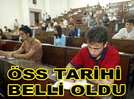 ÖSS'de değişiklik yok 