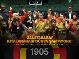 Galatasaray'dan <b>tarihi </b>başarı 