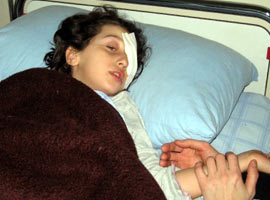 Taraftarlar minik kızın hayatını kararttı