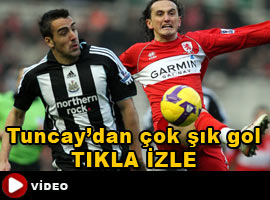 İşte Tuncay'ın <b>KLAS</b> golü - Video