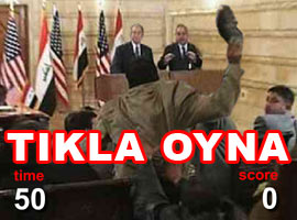 Bush'a ayakkabı fırlatma 'oyun' oldu