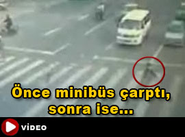 Saniye saniye <B>FECİ KAZA ANI</B>  - Video