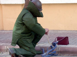 Doğalgaz kazısında bomba çıktı