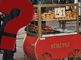 Öğle yemeğinde simit yiyen lider!