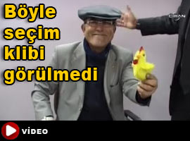 Bu da en sıradışı başkan adayı! - İzle