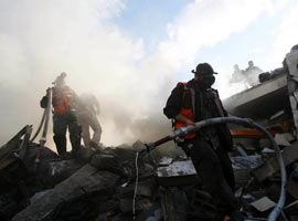 İsrail Cebaliye'de cami vurdu