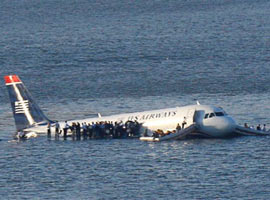 Yolcu uçağı nehre çakıldı ! - Foto