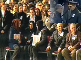 Asker tam kadro Kırca'nın cenazesinde