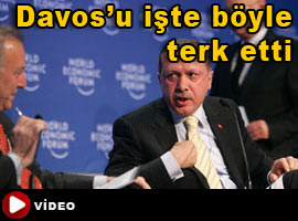 Erdoğan, Davos'u terk etti - İZLE
