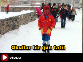 <b>İlk haber geldi:</b> Okullar 1 gün tatil - İZLE
