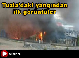 İstanbul'da korkutan yangın - Video