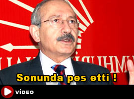 Kılıçdaroğlu <b>sonunda pes etti!</b> - Video