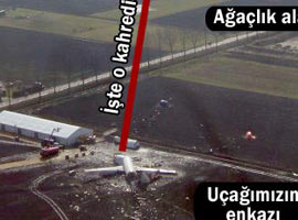 Uçak kazasında şok eden kare ! - Foto