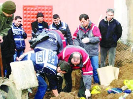 Polisi dehşete düşüren görüntü