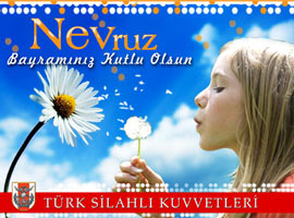 TSK'dan afişli nevruz kutlaması  	