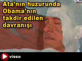 Obama'nın takdir gören hareketi - İzle