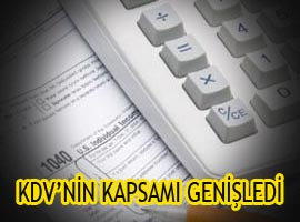 İşte KDV'si indirilen mallar
