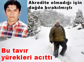 <b>Dağbaşında akreditasyona tepki</b>