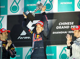 Çin Grand Prix'sini Vettel kazandı  