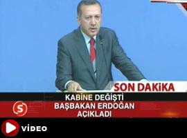 Erdoğan kabineyi açıkladı - Video