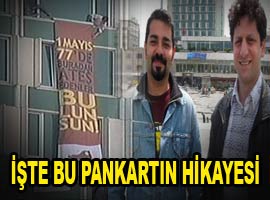 Pankartı astık, televizyonu açtık