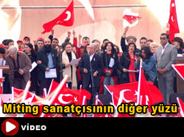 Ergenekon mitinginde sahnede ! - İzle