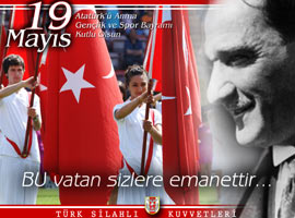 Türkiye'yi saran <b>19 MAYIS COŞKUSU</B>