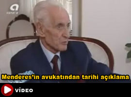 Menderes'in yakasına kim yapıştı? - Video