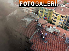 Ankara'da korkutan yangın - Foto