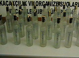 1 milyon kaçak rakıya el konuldu