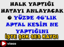 Halka ve AK Parti'ye ağır hakaret - Video
