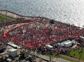 Cumhuriyet mitinginde hayal kırıklığı !