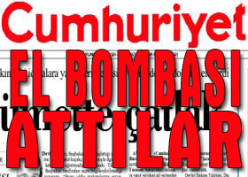 Cumhuriyet'e yine el bombası