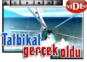 Helikopterin düşüş anı Videolu 