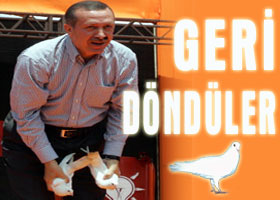 Erdoğan saldı, onlar eve döndü