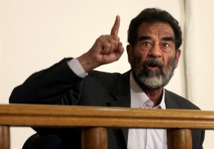 Saddam Hüseyin meydan okuyor