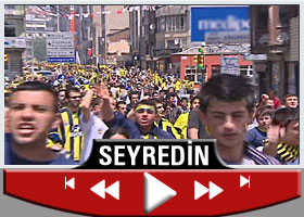 Fener'de olaylı Aziz Yıldırım eylemi