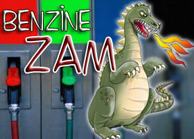 Benzine pompada yüzde 3.8 zam