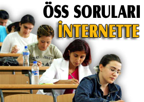 ÖSS soru cevapları artık internette